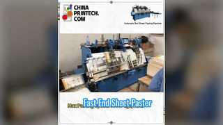 Macchina automatica per incollare e inserire la carta