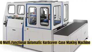 Flusso di lavoro della macchina automatica multifunzionale per la produzione di custodie con copertina rigida HX36