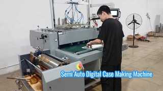 Macchina semiautomatica per la produzione di custodie digitali per la produzione di custodie a breve termine