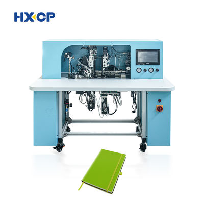 HX18B Notebook semiauto String elastico applicando la fascia di fissaggio nella copertina del libro Macchina softcover notebook softcover