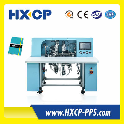 HX18BMacchina di fissaggio del nastro elastico per notebook Diario con custodia a copertina rigida Inserzione di core semiautomatico