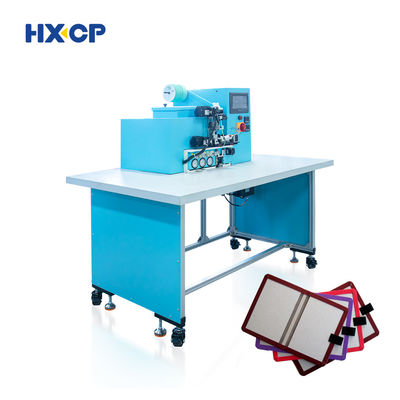 HX20EPL Elastic Pen Loop Attachment Notebook Penloop Mounting Machine Semi-Auto Inserting per la personalizzazione dei notebook
