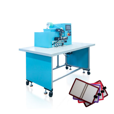 HX20EPL Elastic Pen Loop Attachment Notebook Penloop Mounting Machine Efficiente inserimento semiautomatico per la produzione di notebook