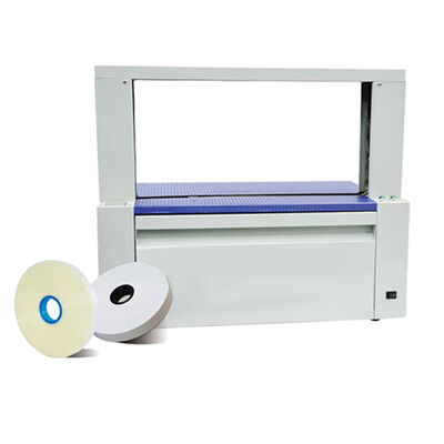 Macchina reggiatrice automatica con forza di reggiatura regolabile 5-60N e velocità di 26 volte/min, nastro Kraft OPP per imballaggio universale