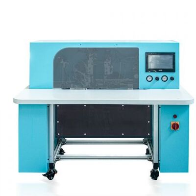 HX18B Semi-Auto Notebook Elastic Band Fixing Machine dotata di comandi e impostazioni regolabili per il legame dei notebook