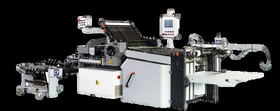 CP78/4KLL Macchina piegatrice a pila piatta con fibbia antigraffio e coltello elettrico