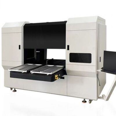HXEP400 4-8C Micro Piezo Book Edge Printer 2 Workstations, Non-Stop Inkjet per carta dura / notebook / note adesive.