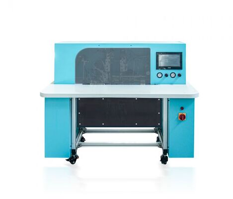HX18B Macchina semiautomatica di fissaggio a fasce elastiche per la produzione di copertine per notebook