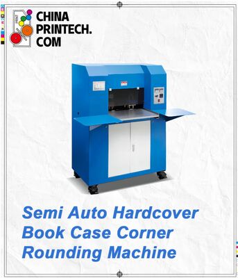 HX500CR Macchina semiautomatica per arrotondare gli angoli delle custodie per libri con copertina rigida per libri rilegati perfetti, arrotondamento con copertina morbida, rifinitura degli angoli dei libri, copertine di brochure,