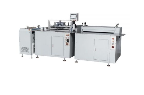HXSCM Semi Auto Hardcover Case Making Machine con due stazioni di lavoro per la produzione di case per libri e album fotografici