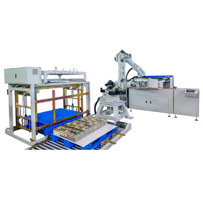 Sistema di impilamento di modelli di consegna automatizzata con robot di pallettizzazione di libri con copertina rigida HXMN60