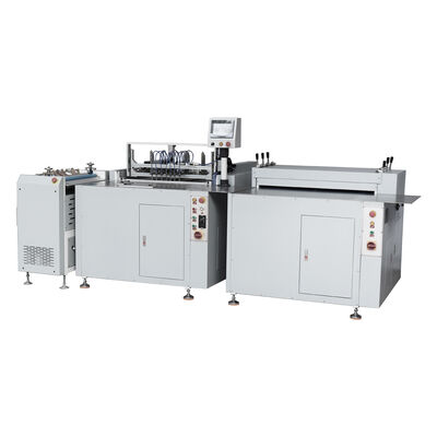 Semi-Auto Dual Station Case Making Machine Due stazioni di lavoro per notebook Album fotografici a copertina rigida