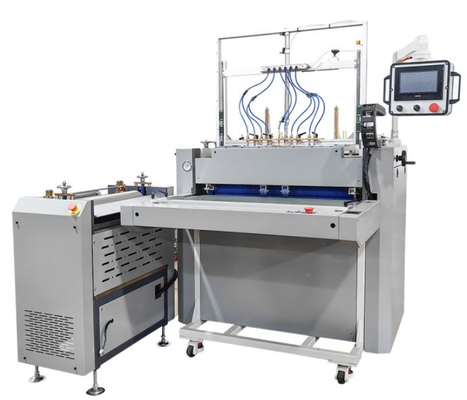 HXSCM Semi Automatic Digital Hardcover Case Making Machine dotata di pannello digitale per il cambio rapido