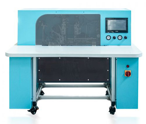 HX18B Semi-Auto Notebook Elastic Band Fixing Machine Facile utilizzo Un operatore