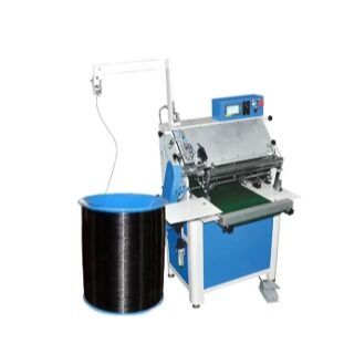 Macchina per rilegatura a filo singolo semiautomatica per rilegatura a spirale di agende, quaderni, libri di esercizi e calendari con barre di passo regolabili