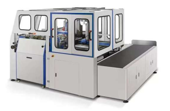 Macchina automatica per la produzione di copertine rigide HX36 con sistema meccanico a camme per forme di copertine versatili e funzionamento ad alta precisione