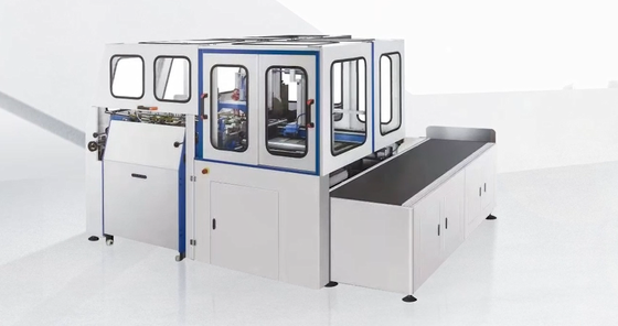 Macchina automatica multifunzionale per la produzione di astucci rigidi HX36 con sistema di azionamento a camme
