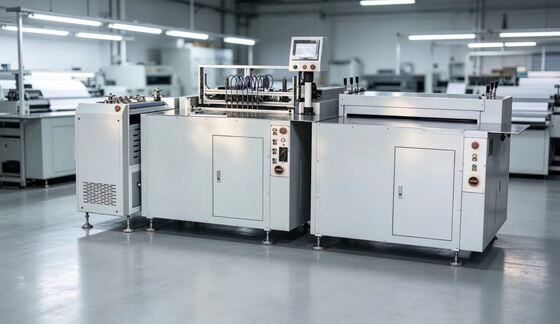 Semi Auto Dual Stations Case Maker with Cardboard Positioning and Hardcover Edge Bending